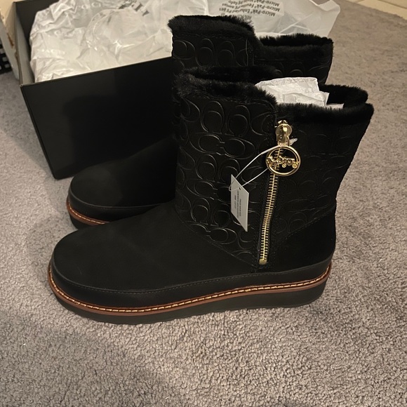 Coach Isa black booties - Picture 2 of 5
